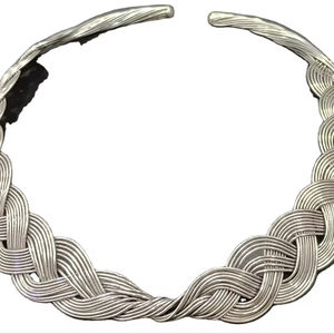 Joyería Bohemia al por mayor de artesanías Rawat collar de Gargantilla chapado en oro y plata con cadena de cuentas y piedra principal de perla - Product Image 1