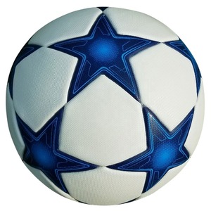 Ballon de football promotionnel 2021 en cuir PVC léger et professionnel, avec logo frontal, idéal pour les matchs - Offre spéciale usine - Product Image 5