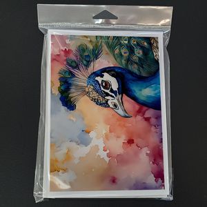 A7นกยูงแปลกๆขนาด5x7การ์ดเปล่าบรรจุ8ซองการ์ดอวยพร - Product Image 3
