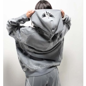 Ultra Heavy Weight <b>Rhinestone</b> Boxy Fit 500gsm Custom Blank Unisex Oversized Heavyweight 100%Cotton No String Double Layer Hoodie - Product Image 2