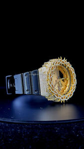 Iced Out 925 Silver Moissanite Diamond GA2100 Thorn Design <b>Watch</b> Bezel Pass Diamond Tester Hip Hop Buss Down <b>Watch</b> - Product Image 3