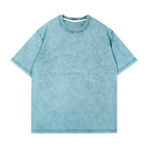 เสื้อยืดออกกำลังกายทรงฟิตเนสสำหรับผู้ชาย ผ้าฝ้าย 100% ทรงโอเวอร์ไซส์ กันยับ คอกลม แขนสั้น พิมพ์ลายโลโก้ดิจิทัล 280gsm - Product Image 1
