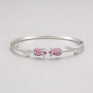 Hot Selling Sterling <b>Silver</b> Bangle <b>Bracelets</b> Wholesale Elegant Moissanite Luxury <b>Silver</b> 925 Bangles <b>Bracelet</b> Jewelry - Product Image 3