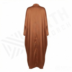 Nouvelle Abaya Soyeuse Caftan de Soirée pour Femme, Robe à Manches Chauve-Souris, Robe de Prière, Vêtement Modeste pour Ramadan et Aïd, Qualité Supérieure - Product Image 2