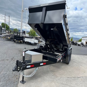 Hydraulic Dump Trailer Double Axle Farm Trailers 14K Post Runner Agricultural Hauling Utility Trailer - Product Image 2