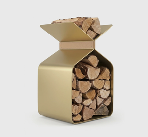 Brass Firewood Holder Lowest Price Trending Fancy Brass <b>Log</b> <b>Rack</b> Fire Wooden Storage Holder Top Price - Product Image 4