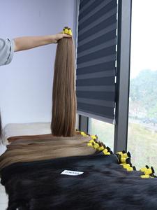 Extensiones de cabello humano crudo vietnamita alineado recto Natural sin enredos de 32 pulgadas de calidad superior Color claro a granel - Product Image 4