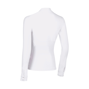 Couche de base pour l'équitation pour femmes, couleur blanche, haute qualité, manches longues, respirante, matière douce, en vente - Product Image 3