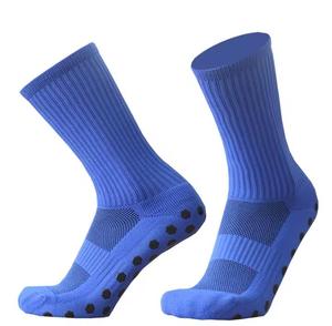 Chaussettes de sport pour hommes en polyamide respirant, antidérapantes, avec logo sur le bord, tricotées, longueur mi-mollet, pour l'été - Product Image 5