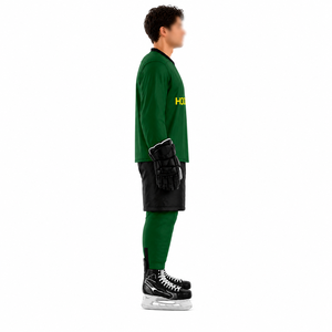 Uniforme de hockey sur glace personnalisé respirant unisexe pour adultes, vêtements de sport d'extérieur en polyester, service OEM - Product Image 3