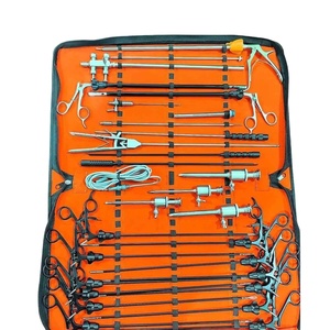 Juego de herramientas de cirugía laparoscópica de pinza Manual de acero profesional de alta calidad, pinzas de pinzas, soporte de aguja - Product Image 2