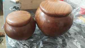 Wooden Urn Floral Carved <b>Ashes</b> <b>Keepsake</b> Box Memorial Cremation Urn Adult Flower Pattern Funeral Supply - Product Image 5