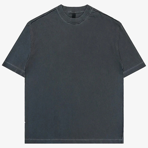 Camiseta de Verano para Hombre, Camiseta Lavada de Manga Corta, Camisetas Personalizadas, Camiseta de Algodón Orgánico, Camiseta Oversize para Hombre - Product Image 2
