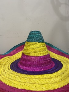 Sombrero de paja unisex hecho a mano de Vietnam para fiestas de verano unisex, bodas, decoración del hogar con impresión de logotipo personalizado - Product Image 1