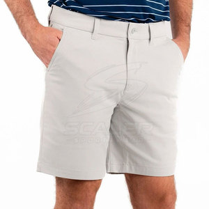 Shorts de golf performants à séchage rapide, respirants, écologiques, taille mi-haute, en tissu extensible léger et confortable, couleur unie, style décontracté - Product Image 2