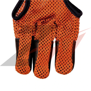 Premium Leather <b>Half</b> Finger Gloves for Men Outdoor Sports Hunting Gloves with Non <b>Slip</b> Hand Grip Lightweight Tactical Protection - Product Image 6