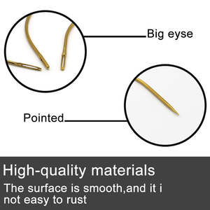 Kit d'outils professionnels de pointe pour extensions de cheveux en acier inoxydable plaqué or, matériau composite de haute qualité, tendance actuelle, pour la maison - Product Image 3