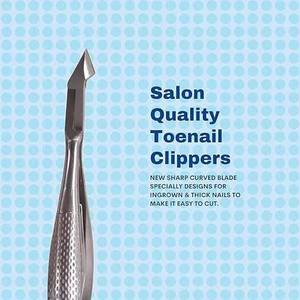Coupe-cuticules professionnel ultra-affûté de précision en acier inoxydable, outil de manucure à large ouverture de mâchoire - Product Image 5