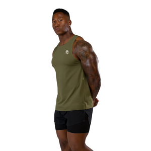 Camiseta sin mangas Aeroflex para hombre, ligera, transpirable, para gimnasio, entrenamiento, atlética, color Dark Recon - Product Image 4