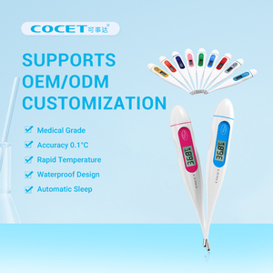 เครื่องวัดอุณหภูมิดิจิตอลแบบมีความยืดหยุ่นกันน้ำได้มีสองระดับสำหรับทารกผู้ใหญ่ - Product Image 6