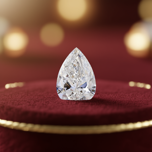 Diamant en forme de poire cultivé en laboratoire certifié IGI, 10 carats, qualité VVS2, diamant non monté pour bijoux - Product Image 3