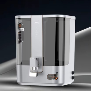 AQUA V5 SILKY SILVER REVERSE OSMOSIS WATER TREATMENT DOMESTIC SYSTEM <b>WALL</b> <b>MOUNT</b> <b>TABLE</b> TOP WATER PURIFIER SYSTEM LED FOOD GRADE - Product Image 1