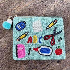 Monedero de mariposa hecho a mano con cuentas, bolsa pequeña con cremallera bordada con cuentas de semillas de colores, cartera estilo boho - Product Image 4