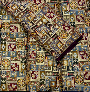 Premium Coding <b>Embroidery</b> <b>Fabric</b> Heavy Thread Work Georgette Designer Dress Material African Party Wear Bridal Fashion Textile - Product Image 6