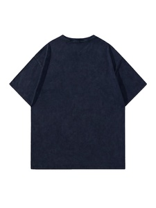 Camiseta Oversize con Efecto Ácido para Hombre, Estilo Urbano Casual, Manga Corta, Corte Holgado, Top de Moda para Uso Diario, Inspirado en las Tendencias Urbanas - Product Image 5