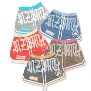 Pantalones cortos de baloncesto de malla 100% poliéster para hombre y mujer, pantalones cortos de gimnasio en varios colores, impresión personalizada y logotipo bordado. - Product Image 2