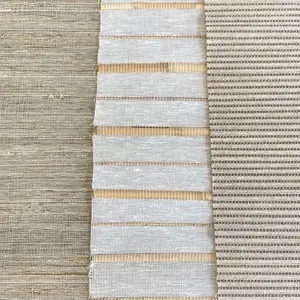 Jute Material Roman Blind With 95% Linen+5% Bamboo Fiber