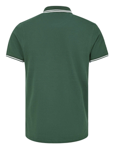 Chemise de golf pour homme bleu clair à manches courtes avec imprimé numérique en polyester/coton tricoté respirant pour un usage décontracté - Product Image 4