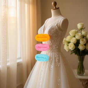 ILAN Fermagli Decorativi per Capelli 3x6cm 3 Pezzi Colori Assortiti per Accessori da Sposa - Product Image 2