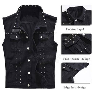 Chaleco Vaquero Transpirable para Hombre, Ropa de Abrigo Informal para Uso Diario con Botones Delanteros y Diseño Sencillo - Product Image 6