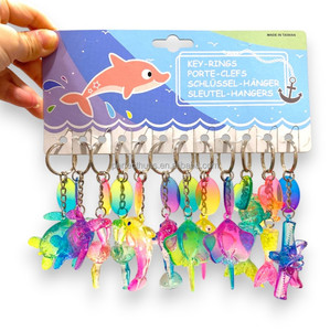 Color Changing Koala Keychain <b>Cartoon</b> Animal Shape Plastic Pendant Stainless Steel <b>Ring</b> 3D Design Gift Charm - Product Image 5