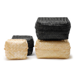 Boîtes de rangement en bambou faites à la main pour mariages et événements, prix compétitif, vente en gros de boîtes à cadeaux. - Product Image 4