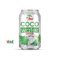 330ml d'eau de coco en conserve avec fabricant de pulpe Directeur de Ben Tre, Viet Nam