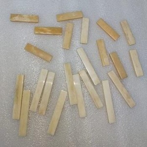 Ébauches de nut et de selle de guitare en os de buffle écologiques ILAHI, polies, carrées, de haute qualité - Product Image 5