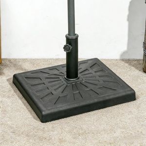 Base per Ombrellone da Giardino in Acciaio Inossidabile, Forma Quadrata, Raggio 3M, per Patio, Spiaggia, Hotel - Product Image 6