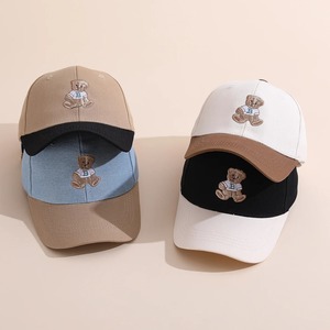 หมวกเบสบอลเด็ก 52 ซม. 2-6 ปี หมวกเด็กปักลายการ์ตูนหมี หมวกกันแดดเด็ก หมวกปีกกว้างสำหรับฤดูใบไม้ผลิและฤดูร้อน สำหรับเด็กวัยหัดเดินทั้งเด็กชายและเด็กหญิง - Product Image 2