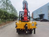 Grue hydraulique montée sur chariot élévateur pour travaux municipaux et levages lourds CC145ZB6+1