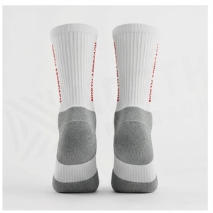 Chaussettes de course respirantes North Approach Crew Socks blanches pour adultes, saison estivale - Product Image 2