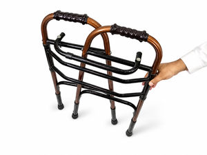 Andador Plegable Ajustable con Marco de Cobre, Altura Ajustable, Andador Manual para Uso Doméstico - Product Image 2