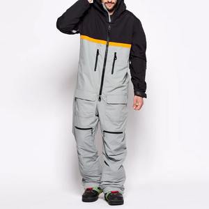 Combinaison de ski unisexe personnalisée pour adulte, avec logo sur mesure, coupe-vent, imperméable, une pièce, salopette de snowboard, isolée en polaire, fermeture éclair - Product Image 3