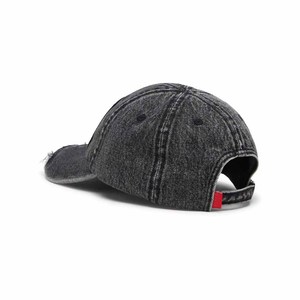 Gorra de Mezclilla Desgastada con Parche en Contraste, Visera Desgastada, Unisex, Ajustada, de 6 Paneles, Estilo Casual de Primavera/Verano - Product Image 2