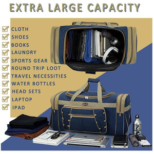 Custom Logo Waterproof Fitness <b>Bag</b> Large Capacity Travel <b>Duffel</b> <b>Bag</b> Portable Dry Wet Separation Gym <b>Bag</b> with Shoes Compartment - Product Image 3