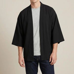 <b>Men's</b> <b>Kimono</b> <b>Jacket</b> Loose Fit Stylish Fashion Streetwear Comfortable <b>Kimono</b> <b>Jacket</b> for Online Sale - Product Image 3