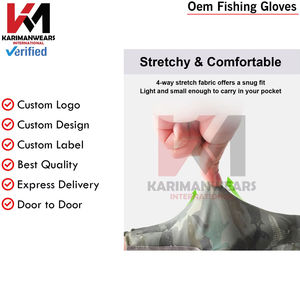 Gants de pêche respirants anti-UV OEM, livraison rapide, vente en gros, gants de pêche en néoprène imperméables, OEM accepté - Product Image 3