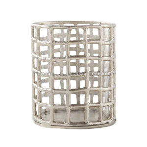 Bougeoir votif en métal pour pièce maîtresse de table mariage anniversaire bougeoirs votifs personnalisés par décor à la maison - Product Image 1