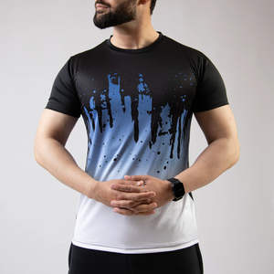 T-shirts sur mesure en tissu peigné 100 % coton, respirants et à séchage rapide, avec couleurs et logo personnalisés, service OEM, prix de gros - Product Image 3